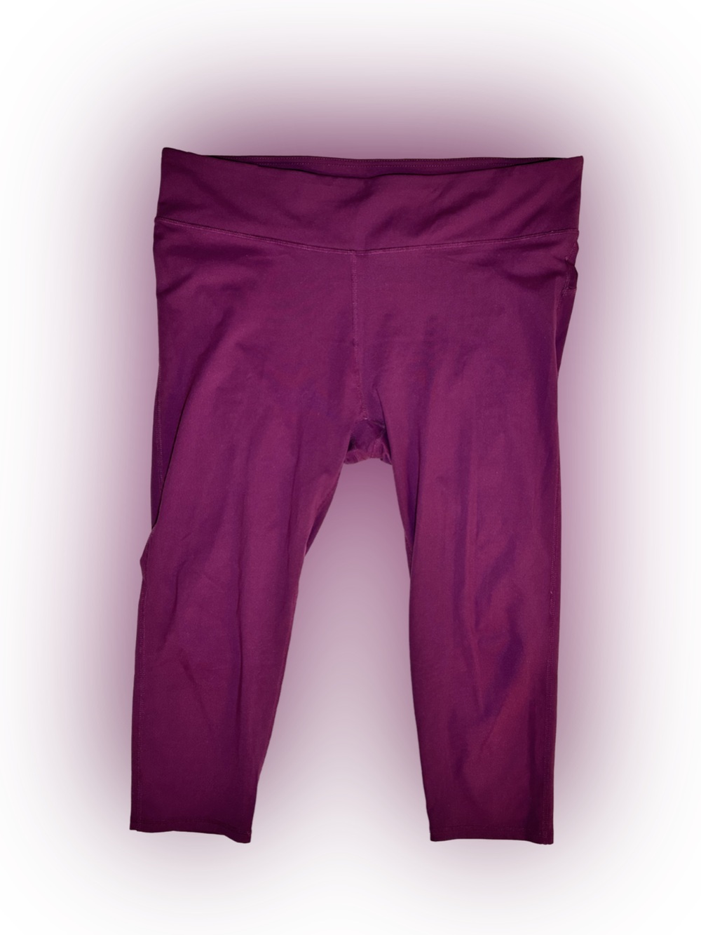 FABLETICS Crop Activewear Workout Legging Crop • Maroon Red • Womens Size XL XXL